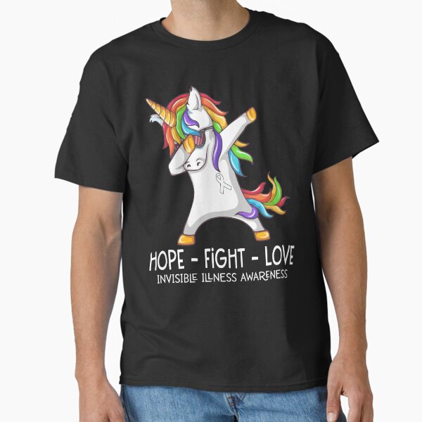 Item preview, Hope Fight Love Invisible Illness Awareness designed and sold by Brad-FI.