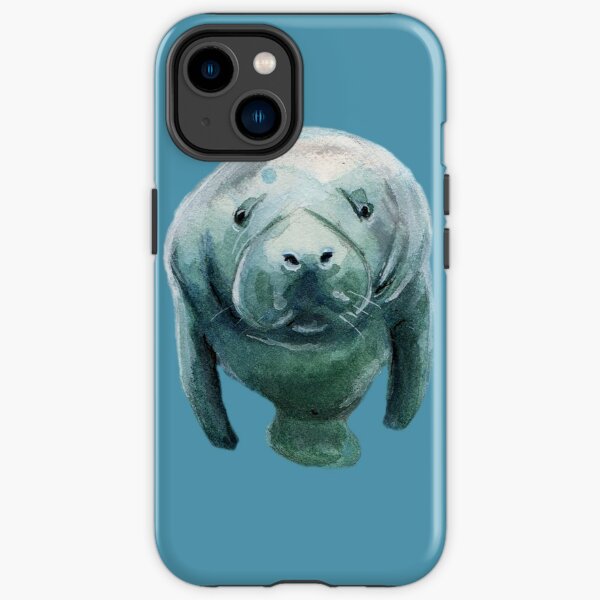 Save The Manatees! Stickers, shirts, phone cases and more! iPhone Tough Case