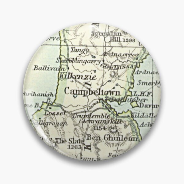 Item preview, CAMPBELTOWN & surrounding area map 1899 designed and sold by yourscotland.