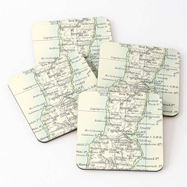 Item preview, CAMPBELTOWN & surrounding area map 1899 designed and sold by yourscotland.