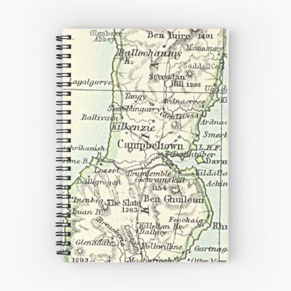 Item preview, CAMPBELTOWN & surrounding area map 1899 designed and sold by yourscotland.