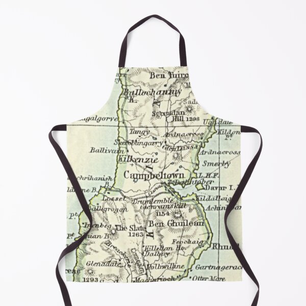 Item preview, CAMPBELTOWN & surrounding area map 1899 designed and sold by yourscotland.