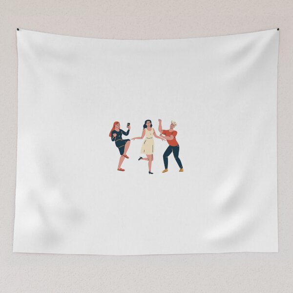 Item preview, best friends: Group of Friends Dancing designed and sold by MIDDLX.