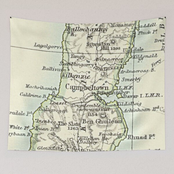 Item preview, CAMPBELTOWN & surrounding area map 1899 designed and sold by yourscotland.