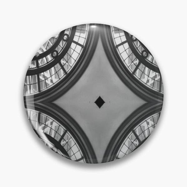 Item preview, Black and White Graphic Ornamental Architecture Pattern in London, United Kingdom designed and sold by LaceySkies.