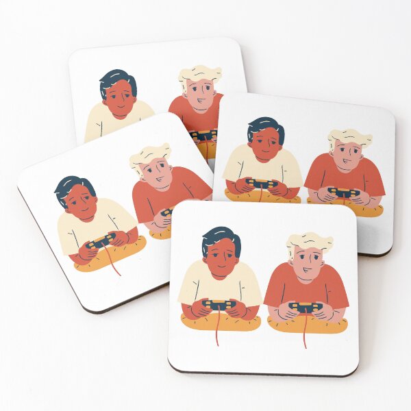 Item preview, best friends: Two Boys Playing Video Game designed and sold by MIDDLX.