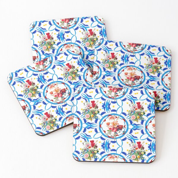 Item preview, Summer citrus ,boho,floral Mediterranean style ,lemon fruit pattern  designed and sold by MariaMarinova.