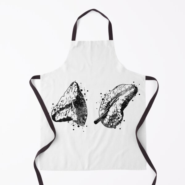 Item preview, Adrenal Gland Black and White Anatomy Drawing designed and sold by LotusGifts.
