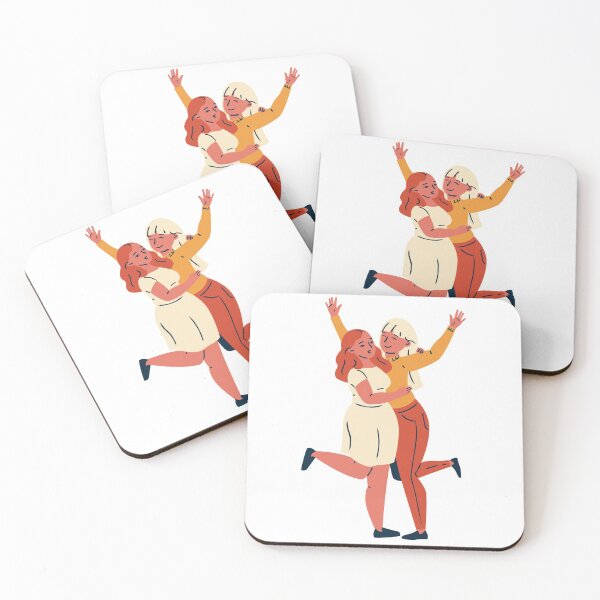 Item preview, best friends: Two Girls Celebrating designed and sold by MIDDLX.