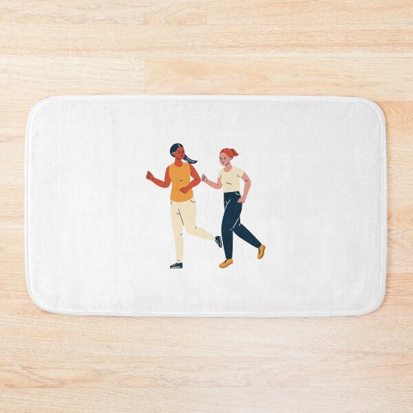Item preview, best friends: Two Girls Jogging designed and sold by MIDDLX.