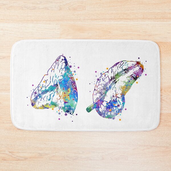 Item preview, Adrenal Gland Watercolor Anatomy Drawing designed and sold by LotusGifts.
