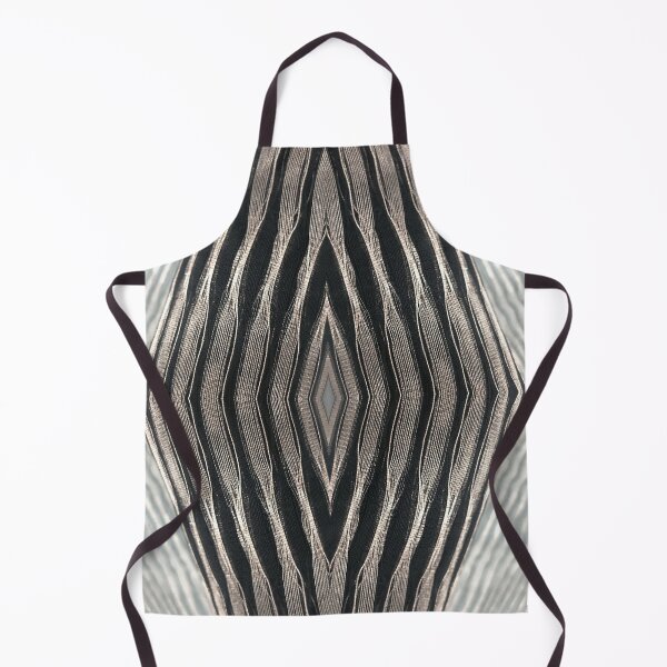 Item preview, Golden Graphic Symmetric Stripes Texture Pattern of a Vintage Fabric designed and sold by LaceySkies.