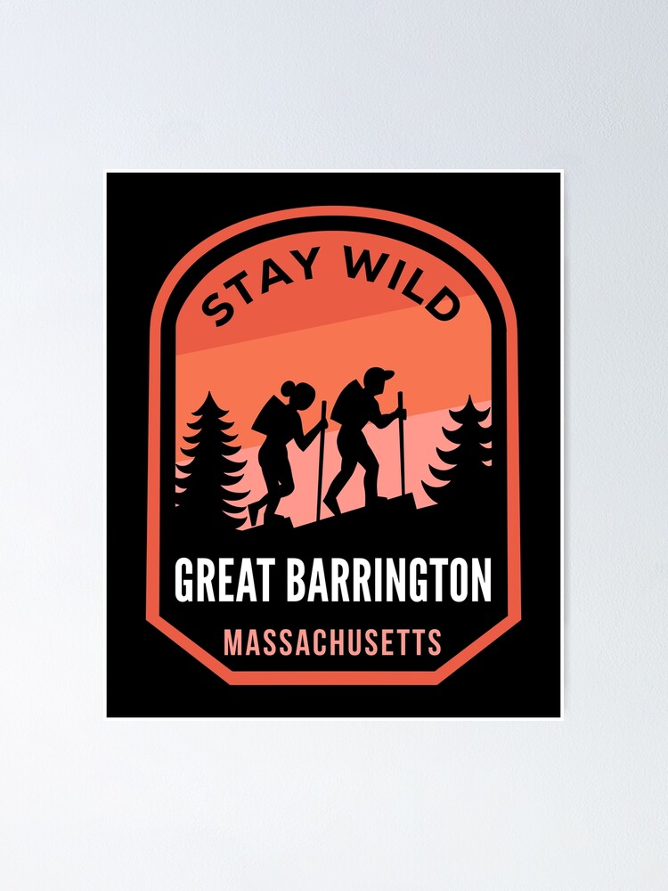 Thumbnail 1 von 3, Poster, Great Barrington Massachusetts Hiking in Nature designt und verkauft von HalpinDesign.
