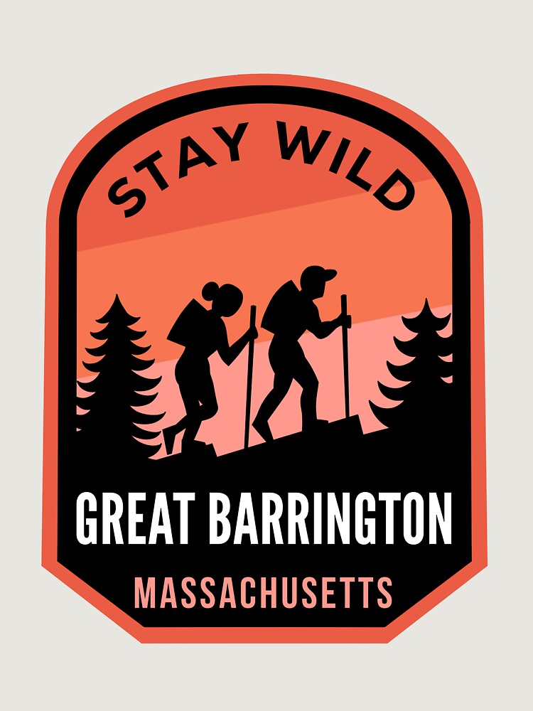 Thumbnail 6 von 6, Premium Oversized Pullover, Great Barrington Massachusetts Hiking in Nature designt und verkauft von HalpinDesign.