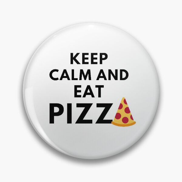 Item preview, keep calm and eat pizza designed and sold by Hoffman-Design.