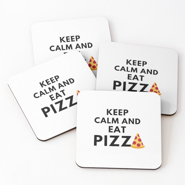 Item preview, keep calm and eat pizza designed and sold by Hoffman-Design.