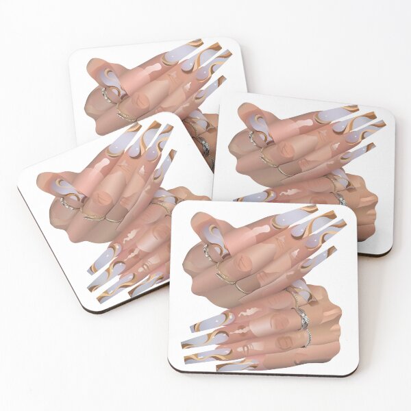 Item preview, Wavy Acrylic Nails designed and sold by emiliapapaya.