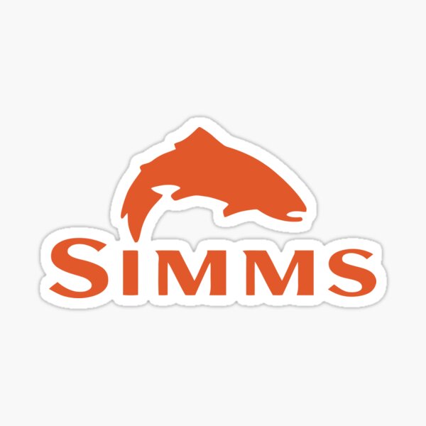 Simms Fishing Jump Trout Sticker