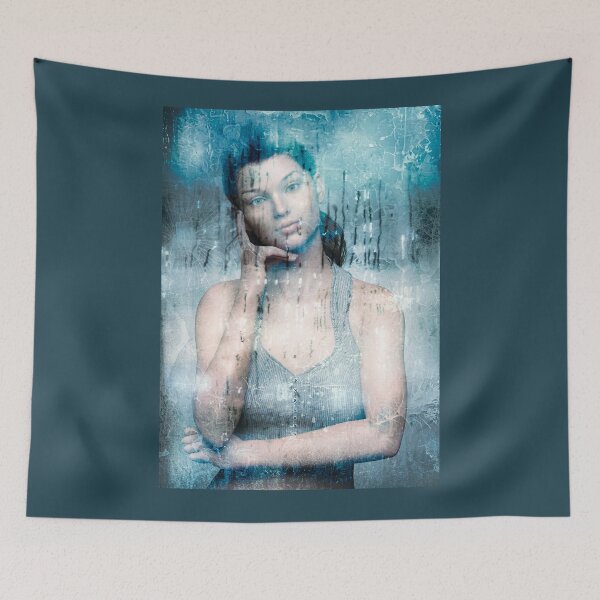 Item preview, AT THE WINDOW WITH WINTER BLUES designed and sold by Tammera.