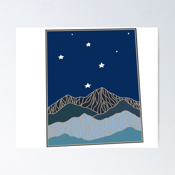 Item preview, Gold Mountains designed and sold by statonka.