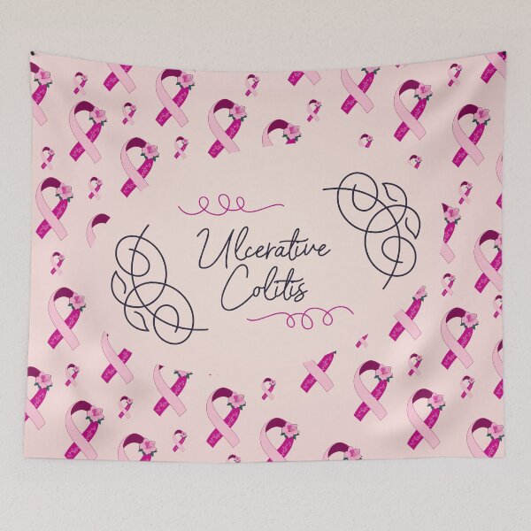 Item preview, Ulcerative Colitis Awareness, Ulcerative Colitis Ribbon Pattern designed and sold by AnsDesigns.