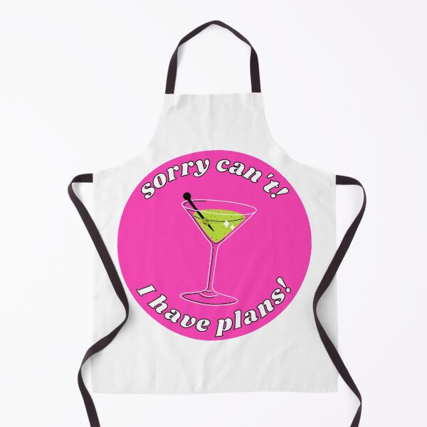 Item preview, Funny Martini Design - Sorry Can't! I Have Plans! designed and sold by sassy-optimist.