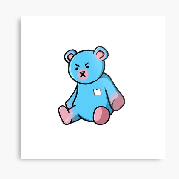 Drawing Teddy Fresh bear' Poster, picture, metal print, paint by LCW17