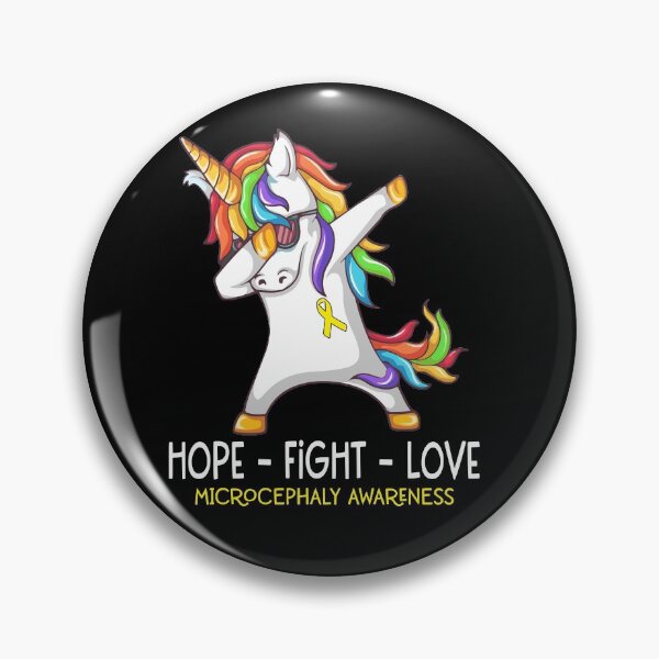 Item preview, Hope Fight Love Microcephaly Awareness designed and sold by Brad-FI.