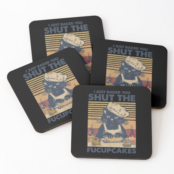 Item preview, I Just Baked You Some Shut The Fucupcakes Cat Lover Vintage designed and sold by soapeselvi.