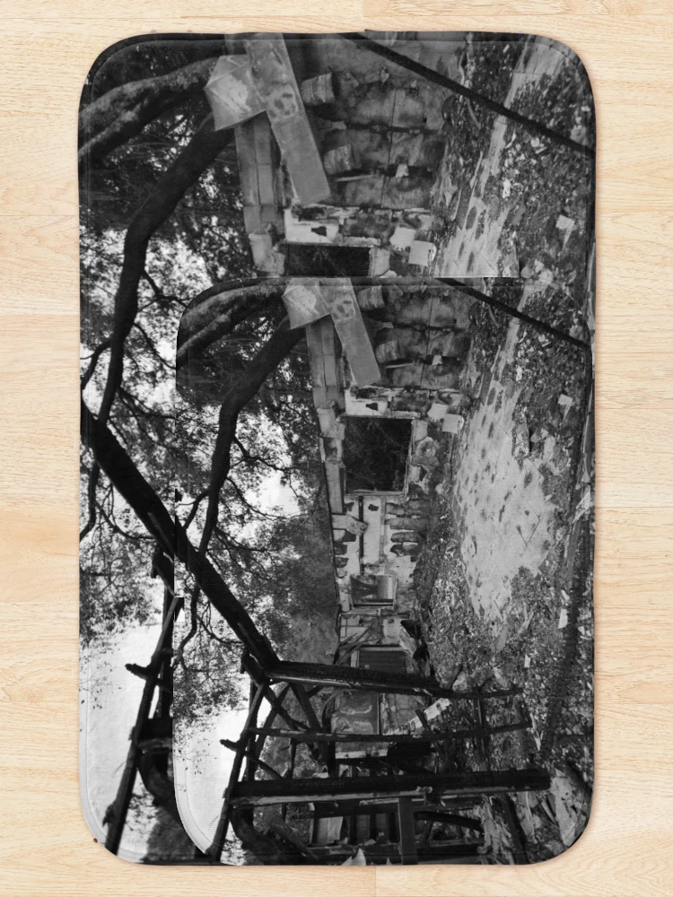 Thumbnail 5 of 6, Bath Mat, Complete Destruction designed and sold by InhumanImaging.