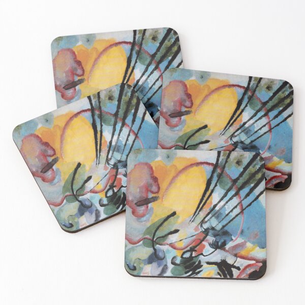 Item preview, KANDINSKYISH. Inspired by Wassily Kandinsky, water colour on paper. designed and sold by carlarmes.