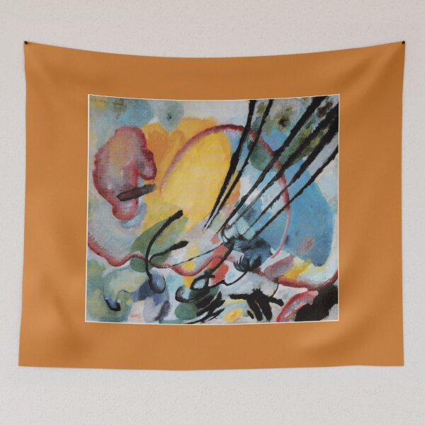 Item preview, KANDINSKYISH. Inspired by Wassily Kandinsky, water colour on paper. designed and sold by carlarmes.