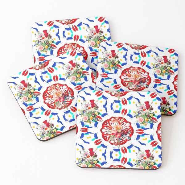 Item preview, Summer citrus ,boho,floral Mediterranean style ,lemon fruit pattern  designed and sold by MariaMarinova.