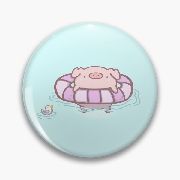 Item preview, Little Pig in Pool  designed and sold by PurplePigShop.