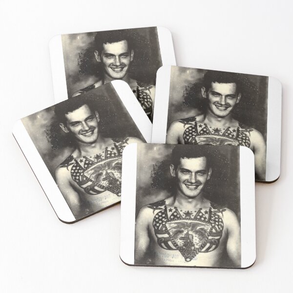 Item preview, CLASSIC TATTOO PHOTO SAILOR BLACK WHITE AMERICAN designed and sold by 999shirts.