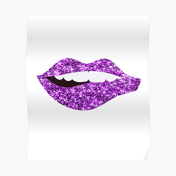 Purple Lips - Spit Swap Poster for Sale by OssuanArt