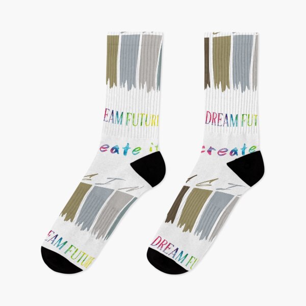 Item preview, Imagine Your Dream Future, Then Create It in tie dye font designed and sold by UncleStuScience.