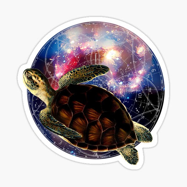 The Flight of the Turtle Sticker