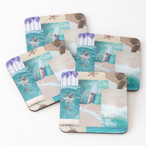 Item preview, Coconut Girl Aesthetic Photo Collage College Dorm designed and sold by GhostLonging.