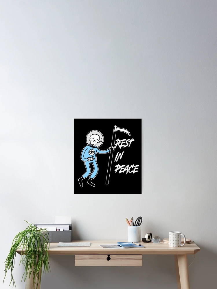 Thumbnail 2 of 3, Poster, Rest In Peace! designed and sold by The Cosmic Turtle.