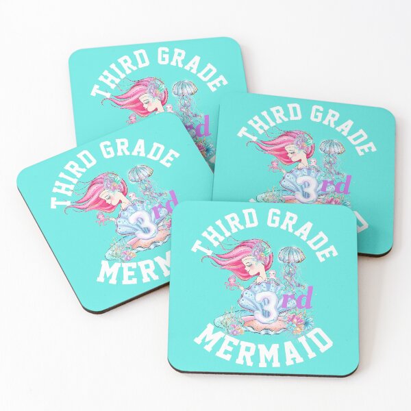 Item preview, Third Grade Mermaid Back to School designed and sold by JapanBubble.