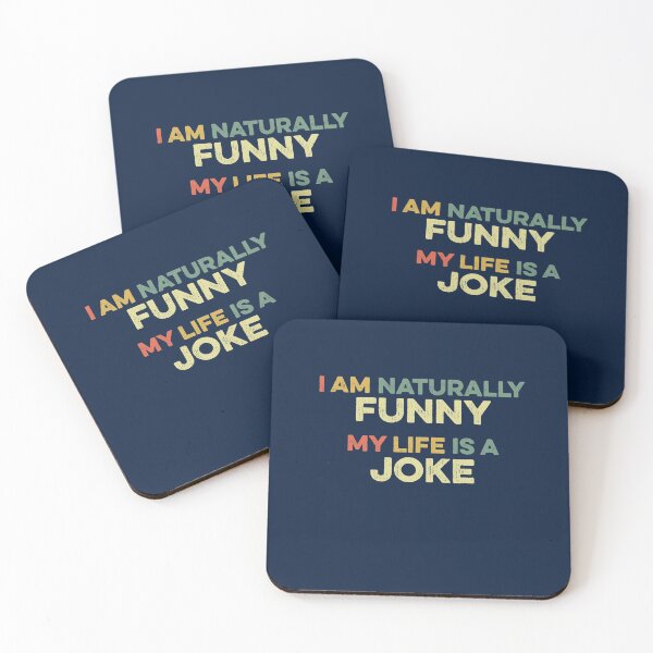 Item preview, I Am Naturally Funny My Life Is A Joke Humor Vintage Retro designed and sold by gkao.