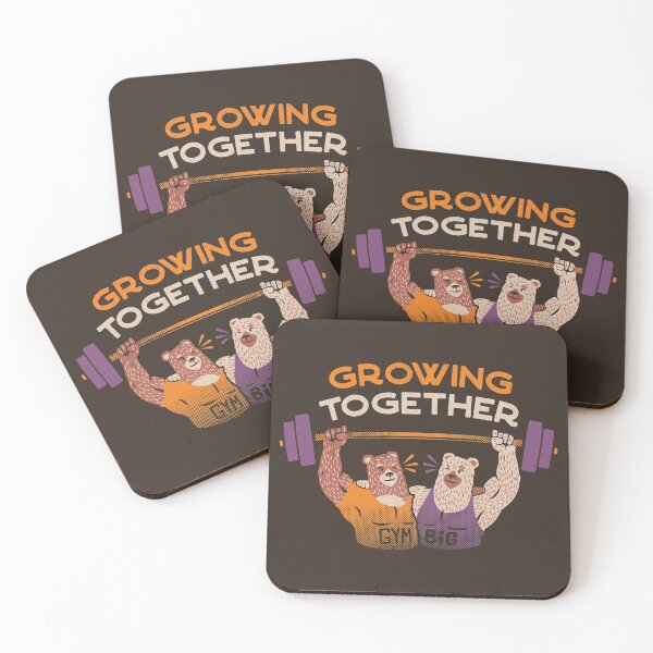 Item preview, Growing Together Gym Bears designed and sold by Tobe Fonseca®.