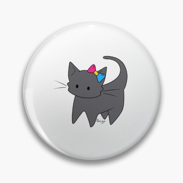 Artikelvorschau, Pansexual Pride Russian Blue Kitty Ear Bow entworfen und verkauft von ParigoArts.