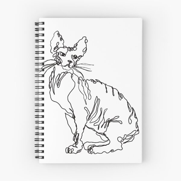 Item preview, Cat by a single line drawing designed and sold by Mashusha-art.