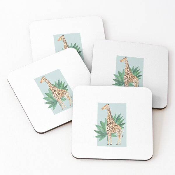 Item preview, Giraffe Watercolor Ilustration designed and sold by latiendadearyam.