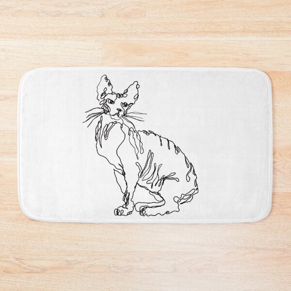 Item preview, Cat by a single line drawing designed and sold by Mashusha-art.