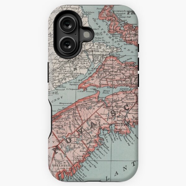 Item preview, Old Nova Scotia Canada Map (1925) Vintage Canadian Province Atlas designed and sold by BravuraMedia.