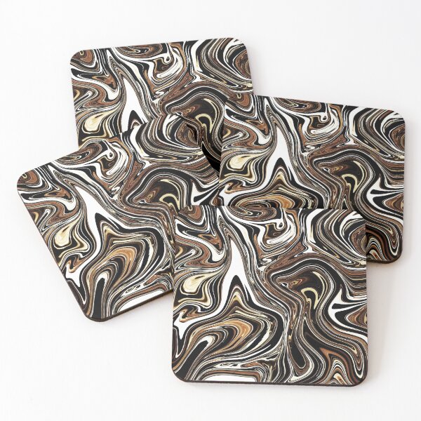 Item preview, Black Coffee Marble designed and sold by Flydea.