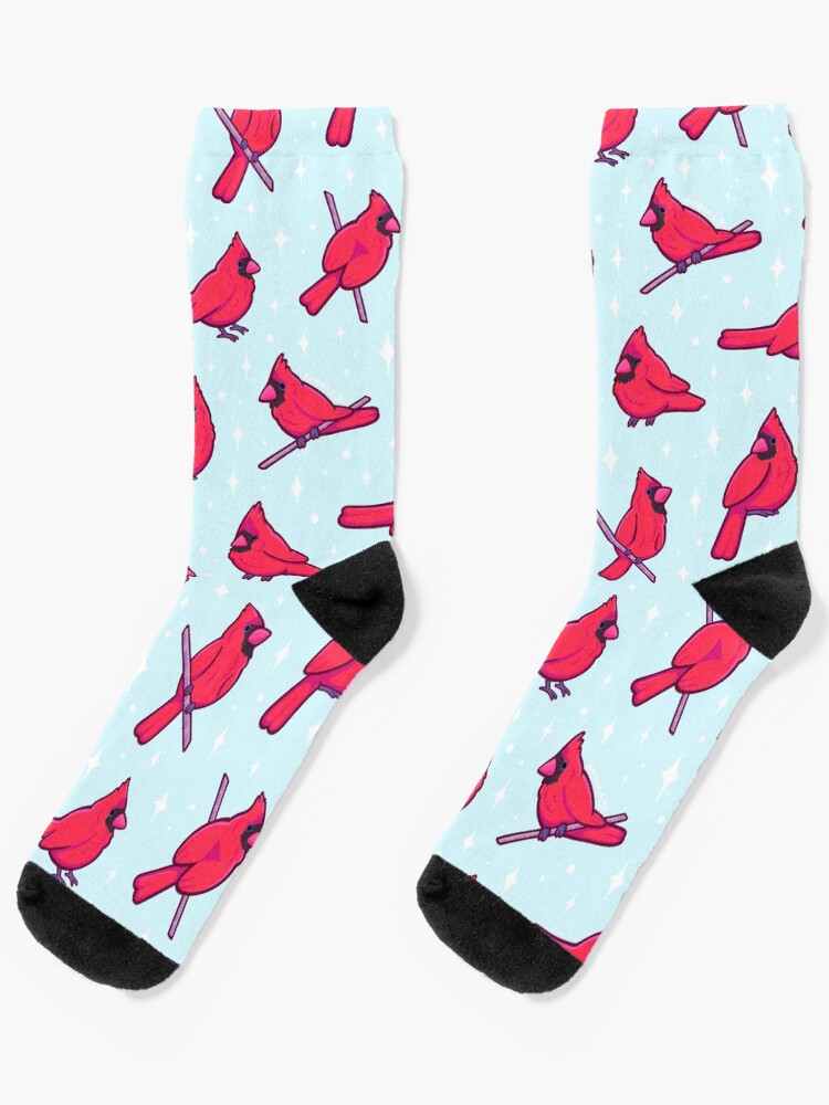 Chaussettes for Sale avec l'œuvre « Cardinal » de l'artiste